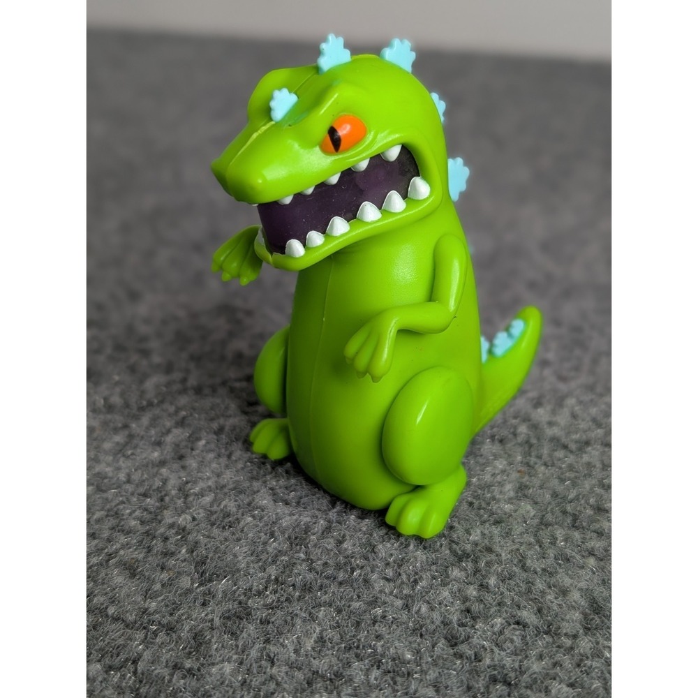 Burger King Kids Club Meal Vintage 1998 Reptar Rugrats Movie Figure Push Toy